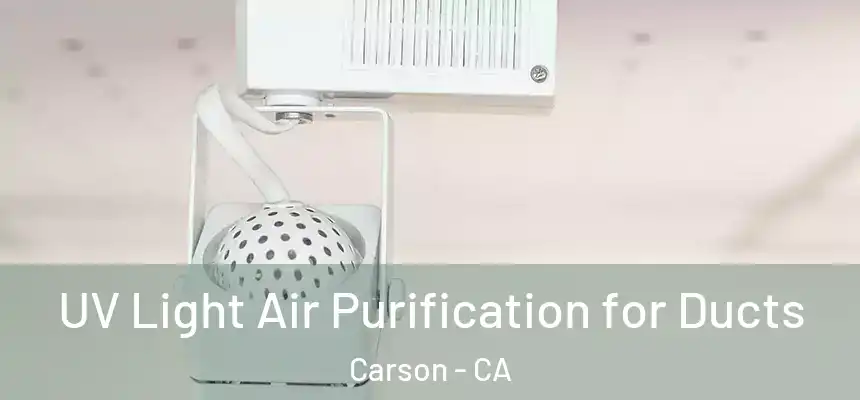  UV Light Air Purification for Ducts Carson - CA